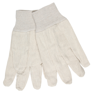 MCR Safety Large Cotton Canvas Clute Knit Wrist Gloves (Part No. 8100)