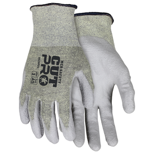 MCR Safety Cut Pro 9828PU Medium Cut-Resistant Work Glove with Aramid Shell and PU Coating
