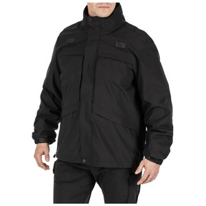 5.11 Tactical 3-In-1 Parka 2.0 Black, Large – Versatile Cold Weather Tactical Outerwear
