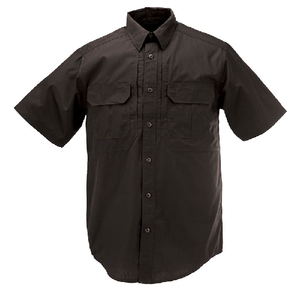 5.11 Tactical Taclite Pro Short Sleeve Shirt - Medium, Black, Part #71175ABR-019-M