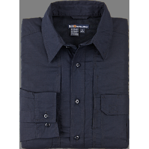 5.11 Tactical Women's Twill PDU Class-A Shirt, Long Sleeve, Dark Navy, Size Medium