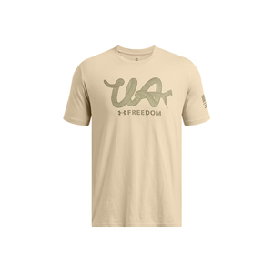 Under Armour Men's UA Freedom Military T-Shirt 2XL Desert Sand / Marine Od Green
