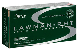 Speer Ammo Lawman RHT 45 ACP Frangible Target Rounds – 155 Grain Brass Casings