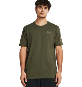 Under Armour Men's UA Freedom Flag Gradient T-Shirt, 3X-Large, Marine OD Green
