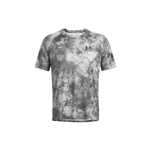 Under Armour Men's UA Freedom Camo T-Shirt - Medium, Mod Gray / Black