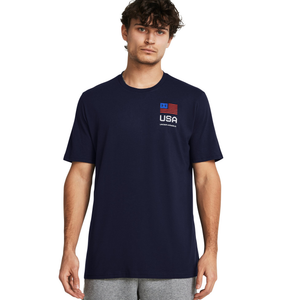 Under Armour Men's UA Freedom Amp T-Shirt - Midnight Navy, X-Large