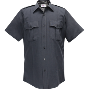 Flying Cross Command Short Sleeve Shirt with Zipper - LAPD Navy, Size 16