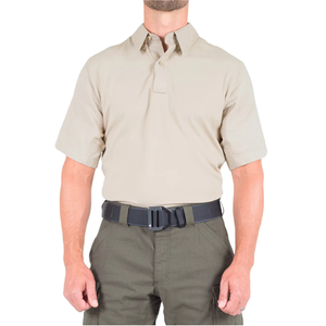 First Tactical V2 Pro Performance Short Sleeve Shirt in 2X-Large, Silver Tan
