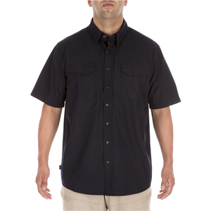 5.11 Tactical Stryke Short-Sleeve Shirt 71354ABR-724-M in Dark Navy, Medium