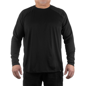 First Tactical Performance Long Sleeve T-Shirt for Men, Size 2X-Large, Black