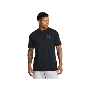 Under Armour Men's UA Freedom By 1775 T-Shirt, 2X-Large, Black and Titan Gray