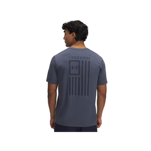 Under Armour Freedom Flag T 3X-Large in Downpour Gray / Midnight Navy