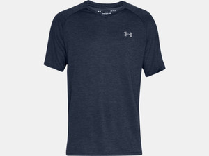 Under Armour UA Tech V-Neck Short Sleeve Shirt - Academy, Small