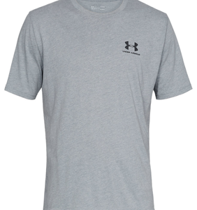Under Armour UA Sportstyle Left Chest Short Sleeve Shirt 3X-Large Steel Light Heather