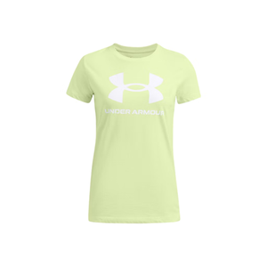 Under Armour Women's UA Sportstyle Graphic Short Sleeve in Green, Size Medium