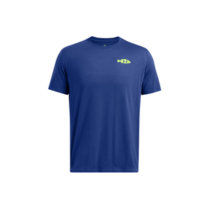 Under Armour Men's UA Bass Short Sleeve in Tech Blue, Small
