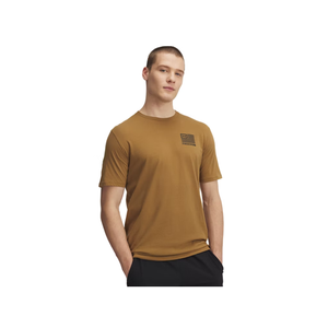 Under Armour UA M Freedom Left Chest Short Sleeve T-Shirt - Coyote / Black, Large
