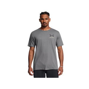 Under Armour Men’s UA Schematic Elk Short Sleeve Shirt 3X-Large in Titan Gray / Anthracite