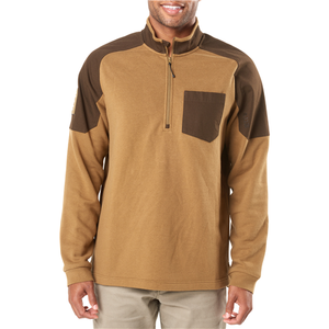 5.11 Tactical Radar Fleece Half Zip in Kangaroo, Small