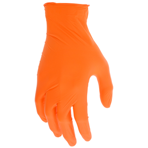 MCR Safety 60035OXL Orange Nitrile Disposable Gloves – 3.5 Mil, X-Large