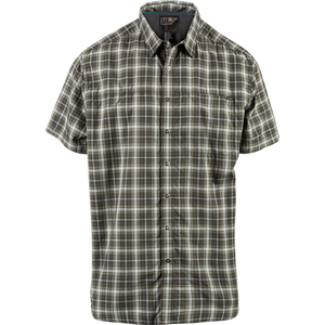 5.11 Tactical Hunter Plaid Short Sleeve Shirt X-Small in Flint