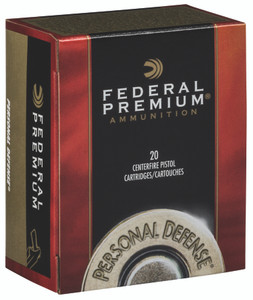 Federal Punch PD44SP1 44 S&W Special Jacketed Hollow Point 180 Grain Centerfire Handgun Rounds for Home Defense