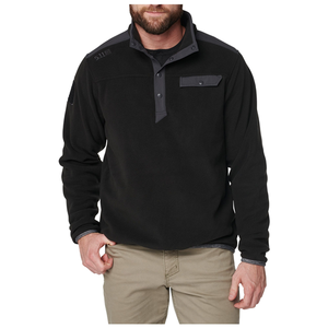 5.11 Tactical Apollo Tech Fleece Shirt - 2X-Large Black Lightweight Outer Layer