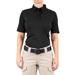 First Tactical V2 Pro Performance Short Sleeve Shirt for Law Enforcement and Tactical Operators, Size Large, Black