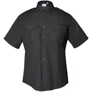 Flying Cross FX7100 10 Large Black Class B Short Sleeve Shirt for Professional Duty Uniforms