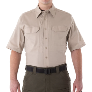 First Tactical M V2 Tactical Short Sleeve Shirt in Khaki, X-Large - Performance-Driven Design