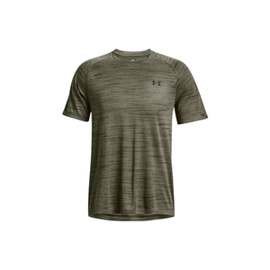 Under Armour Men's UA Tech 2.0 Tiger Short Sleeve Shirt - Marine OD Green/Black, Size Medium