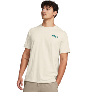 Under Armour Men’s UA Walleye Short Sleeve T-Shirt - 3X-Large, Summit White/Coastal Teal