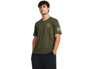 Under Armour Men's UA Freedom By Land T-Shirt, 3X-Large OD Green