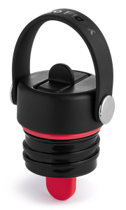 Hydro Flask Standard Mouth Flex Straw Cap - Black | SFS001 Leakproof Insulated Bottle Accessory
