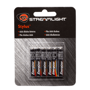 Streamlight 65030 AAAA Alkaline Batteries – Pack of 6 for Stylus & Stylus Reach Flashlights