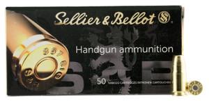 Sellier & Bellot SB357SIG 140 Grain Full Metal Jacket Centerfire Handgun Rounds – 50 Rounds per Box