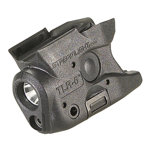 Streamlight TLR-6 S&W M&P Shield Subcompact Pistol Light with Integrated Laser - Compact Weapon Light with C4 LED and Red Aiming Laser