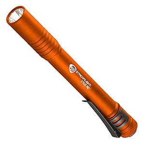 Streamlight Stylus Pro LED Pen Light - Compact 100 Lumen Orange Flashlight