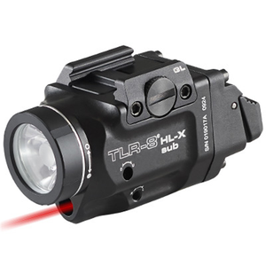Streamlight TLR-8 HL-X Series USB High-Lumen Gun Light with Integrated Red Laser - Part #69466