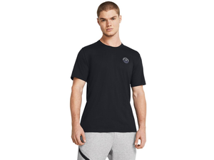 Under Armour Men's UA Outdoor Cube Short Sleeve - Black/Celeste, Large