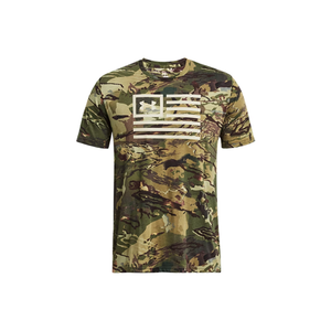 Under Armour Men's UA Freedom Camo T-Shirt - Small, UA Forest All Season Camo / Desert Sand