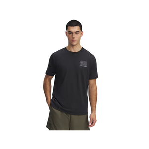 Under Armour UA M Freedom Left Chest SS T-Shirt - 3X-Large Black and Titan Gray