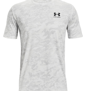 Under Armour UA ABC Camo Short Sleeve T-Shirt - White, Size Small