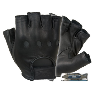Damascus D22SLG Half-Finger Leather Driving Gloves for All-Day Comfort and Dexterity