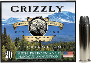 Grizzly Ammo GC357M12 .357 Magnum 180-Grain Wide Flat Nose Gas Check Handgun Rounds, 20 Rounds per Box, 10 Boxes per Case