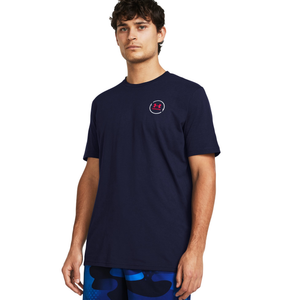 Under Armour Men's UA Freedom Bass T-Shirt, 3X-Large, Midnight Navy