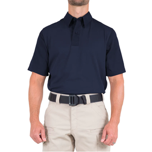 First Tactical V2 Pro Performance Short Sleeve Shirt for Law Enforcement – Midnight Blue, X-Small