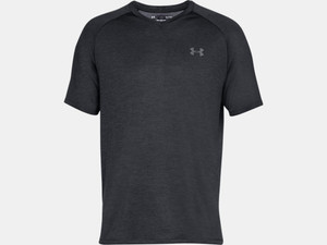 Under Armour UA Tech V-Neck Short Sleeve - Black, Size Small