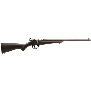Savage Arms Rascal .22 LR Bolt-Action Rifle with Adjustable AccuTrigger, 16.1-Inch Barrel, Synthetic Stock in Black