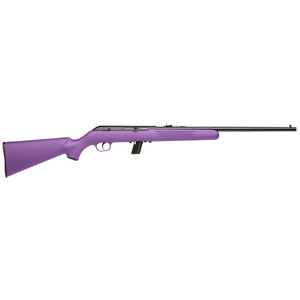 Savage Arms Model 64F .22 LR Semi-Automatic Rifle with Adjustable Sights and Purple Synthetic Stock